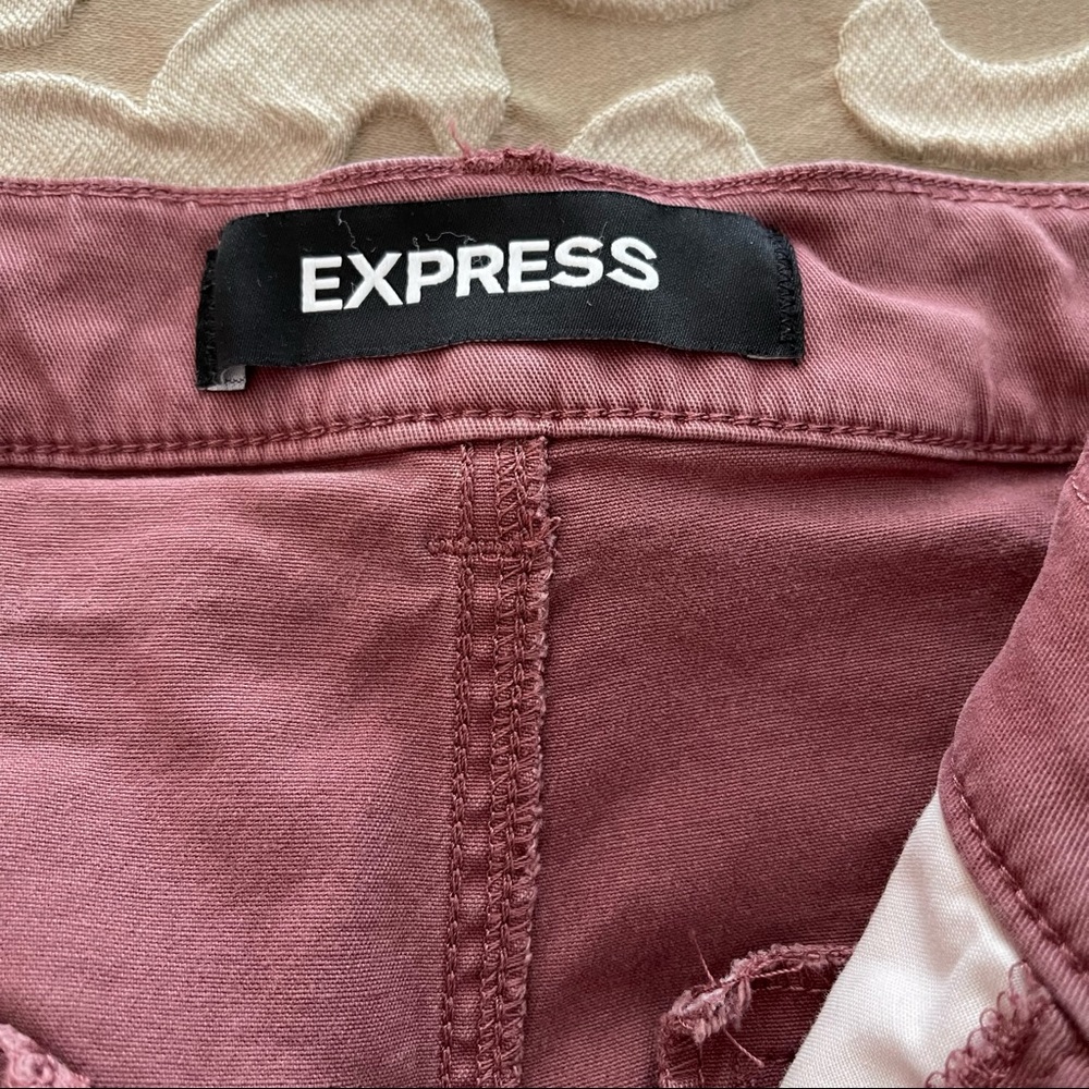 Express Midrise Pink Shorts - Picture 9 of 9